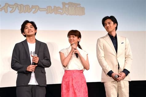 「あやしい彼女」公開直前イベントにて、左から北村匠海、多部未華子、要潤。 「あやしい彼女」多部未華子が73歳の自分にショック！北村匠海は