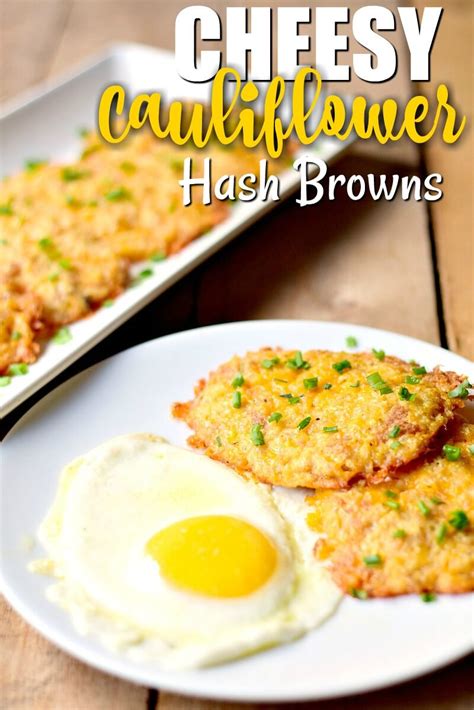 Low Carb Cheesy Cauliflower Hash Browns Bobbi S Kozy Kitchen