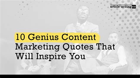 10 Genius Content Marketing Quotes That Will Inspire You - Article ...