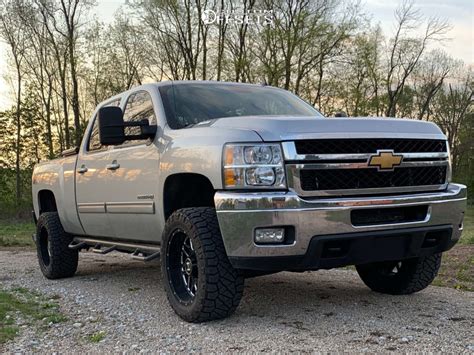 2013 Chevrolet Silverado 2500 HD Wheel Offset Aggressive 1 Outside