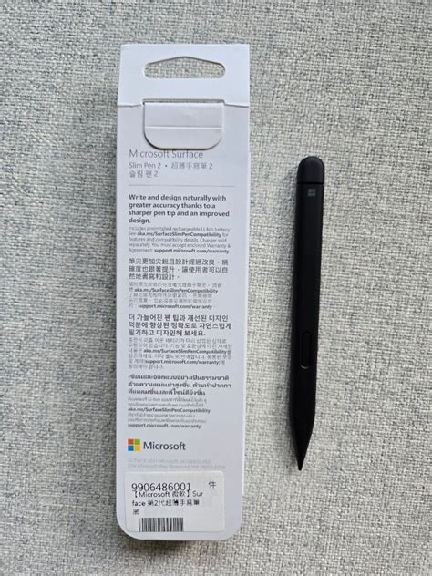 微軟microsoft Surface Slim Pen 2 超薄手寫筆2 電腦及科技產品 電腦周邊產品 電腦周邊產品在旋轉拍賣