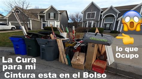 La Cura Para Mi Cintura Estaba En La Basura LO QUE TIRAN EN USA LOS