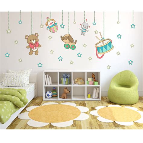 Adesivo De Parede Toys Star Primeiro Quarto