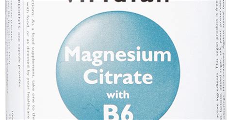 Buy Viridian Magnesium Citrate With B6 Online Therapy Organics