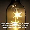 Led Flasche Mit Motiv Freunde Sind Wie Sterne Grau Cm Flaschen