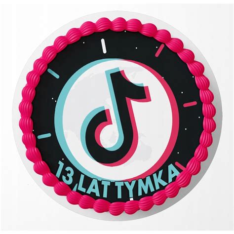 Op Atek Na Tort Cm Tik Tok Wyb R Gratis Shopee Polska