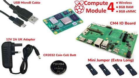 Raspberry Pi Cm4 Wireless 8g Ram 16g Emmc And Kits