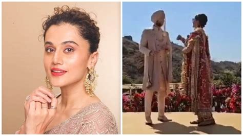 Taapsee Pannu Reveals Why Her Wedding Suit Was Not From A Big Fashion