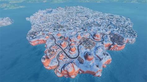 The Entire Fortnite Map is Covered in Snow - Fortnite Insider