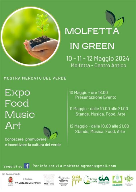 Quindici Molfetta Molfetta in green venerdì inaugurazione