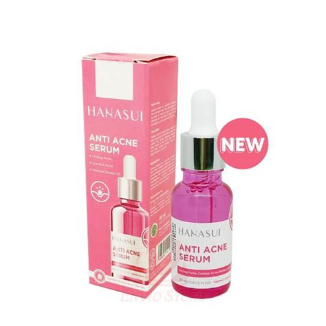 Jual HANASUI Serum Anti Acne 20ml Renew Pink Shopee Indonesia