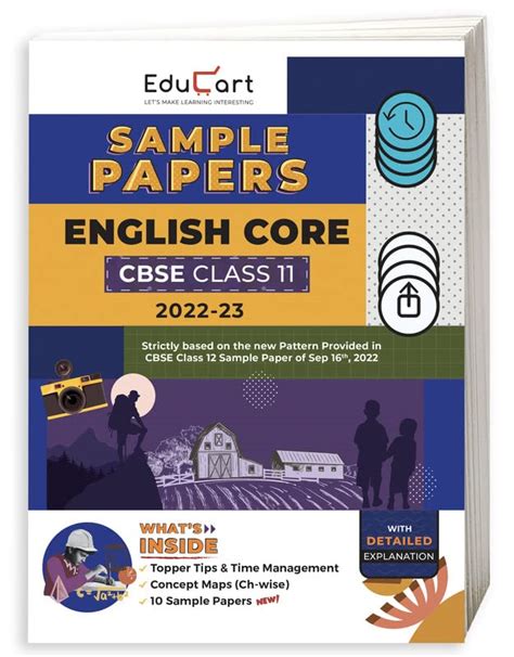 Buy Educart Cbse Class English Core Sample Paper Full Syllabus