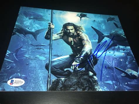 Jason Momoa Signed Autograph 8x10 Photo Aquaman In Person Coa Beckett