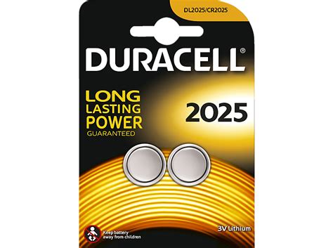 DURACELL Specialty 2025 2025 Knopfzelle Lithium 3 Volt 2 Stück