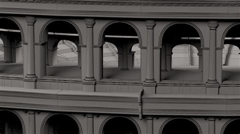 Roman Colosseum 3d Model 35 Max Obj Fbx Free3d