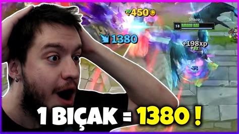 Peki Harbiden 1300 Ap Shaco ile Tek Bıçak Atıyor Musun YouTube