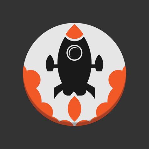 rocket logo vector 11747348 Vector Art at Vecteezy