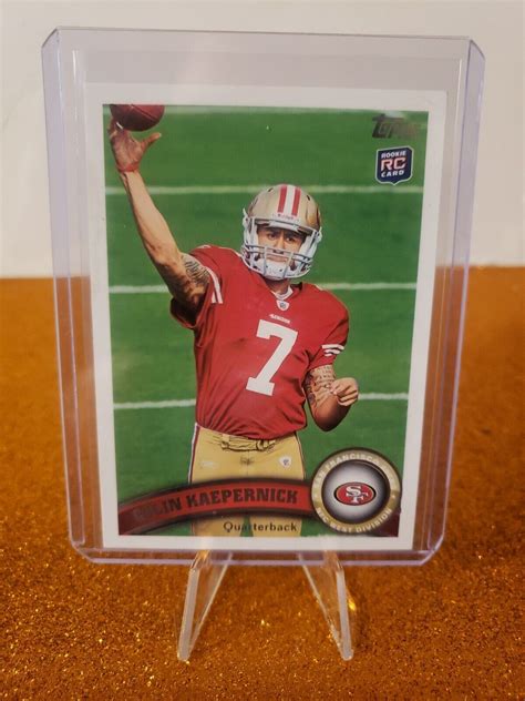 2011 Topps Football Colin Kaepernick Rookie Card 413 EBay