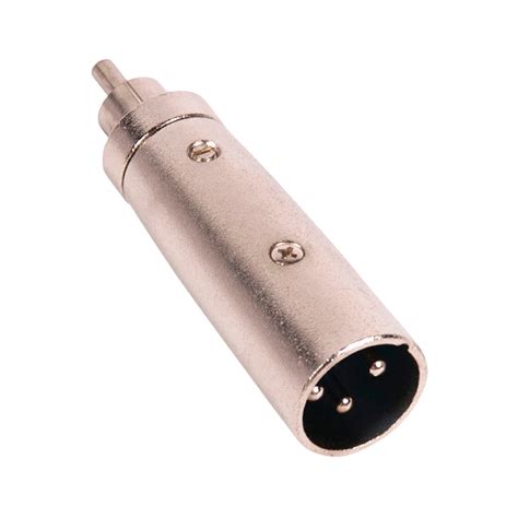 Conector Xlr Pin Macho Rca Macho