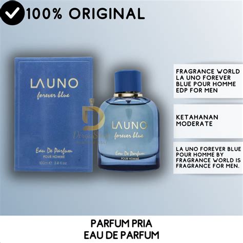 Jual Fragrance World La Uno Forever Blue Pour Homme EDP For Men