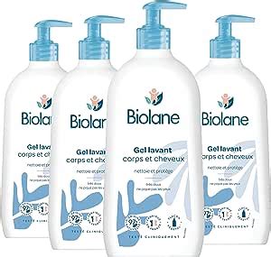 BIOLANE Lot De 4 Gels Corps Et Cheveux 2 En 1 Nouveau Packaging