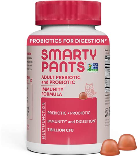 Smartypants Gomitas De Inmunidad Probi Tica Para Adultos Prebi Ticos Y