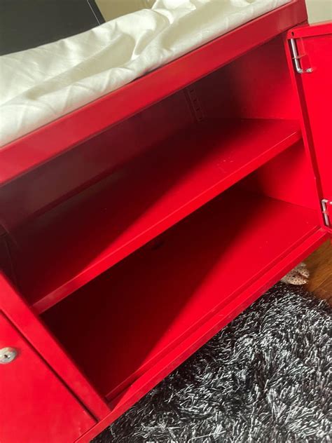 Ikea Red Cabinet Furniture And Home Living Furniture Shelves Cabinets
