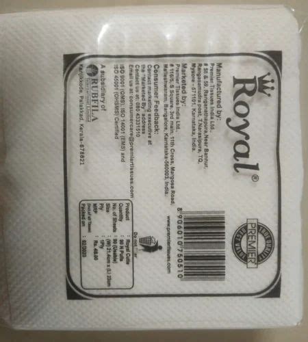 Royal Cutie Tissue Paper Napkin Size X Cm At Rs Pack In