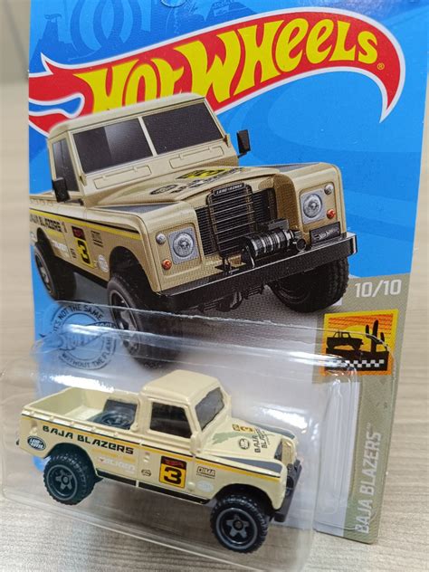 Hot Wheels Land Rover Series Iii Pick Up Toys Collectibles Mainan