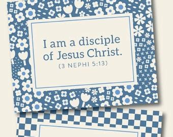 Vertical Lds Youth Theme I Am A Disciple Of Jesus Christ Svg