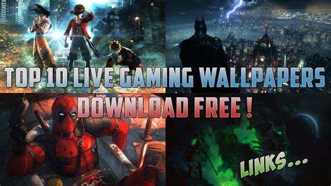 Top 10 Live Gaming Wallpapers For Pc 1080p Wallpaper Engine Live Wallpapers Download Link