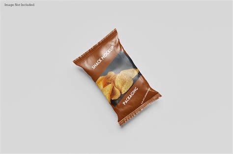 Embalagem Snack Mockup Psd Premium