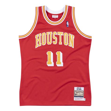 Mitchell Ness Authentic Jersey Houston Rockets 2004 05 Yao Ming