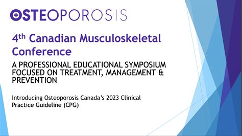 2023 Clinical Practice Guideline Tools Osteoporosis Canada