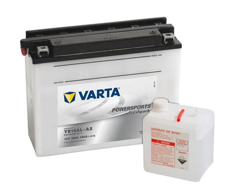 Varta Motorrad Batterie Powersports Freshpack 12V 516 016 012 Batterie