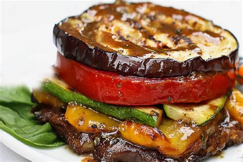 Grilled Vegetable Stacks Chefdecuisinerecipe For Chefdecuisine