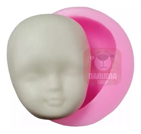 Molde Silicona Rostro Cara Muñeca Fondant Porcelana Fria en venta en