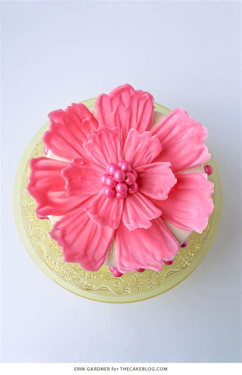 Chocolate Flower Cake | The Cake Blog