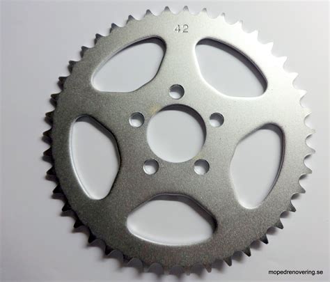 Drev Bak Mcb Mustang 42 Tänder Leleunav 100 Mm Mopedrenovering