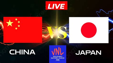 China Women Vs Japan Women Volleyball Nations League Women Live