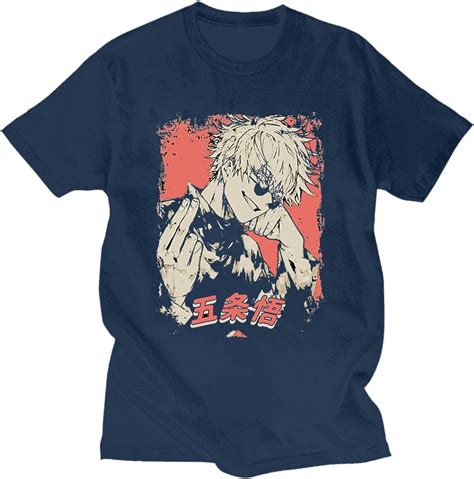 Camiseta Unisex Jujutsu Kaisen Gojo Satoru Camiseta Vintage De Talla