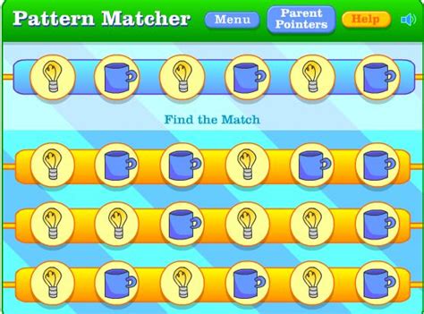 Activity 11: Math Online Games- Patterns - First Grade Math Work Stations