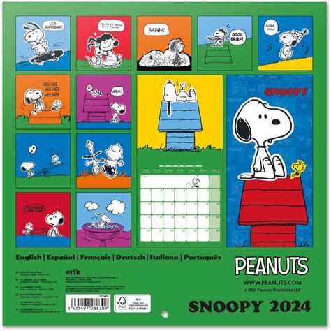 Snoopy Advent Calendar 2024 Printable Gene Peggie