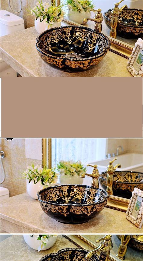 Luxury Artistic Handmade Art Wash Basin Ceramic Counter Top Wash Basin