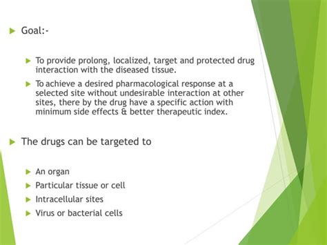 Targeted Drug Delivery System Ppt