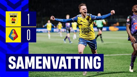 WINST Samenvatting SC Cambuur Telstar 1 0 YouTube