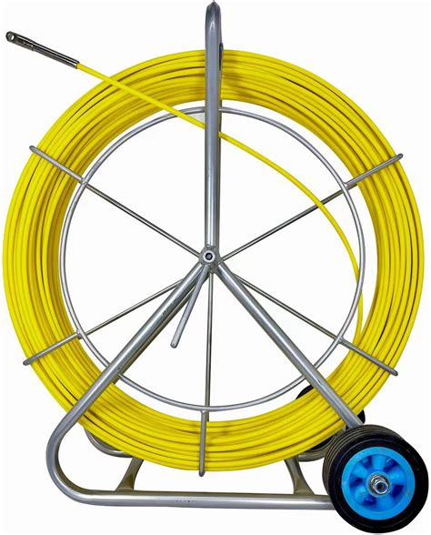 8MM 150M Fiberglass Duct Rodder Conduit Fish Tape Cable Puller