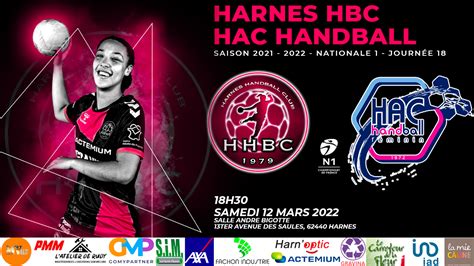 N1F Billetterie Harnes HBC HAC Handball Harnes Handball Club