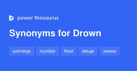 Drown synonyms - 1 131 Words and Phrases for Drown