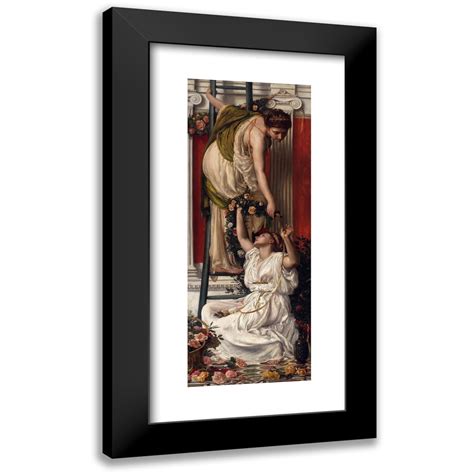 Edward John Poynter X Black Modern Framed Museum Art Print Titled